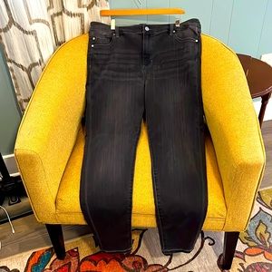 Liverpool Skinny Jeans - Dark Gray/Faded Black